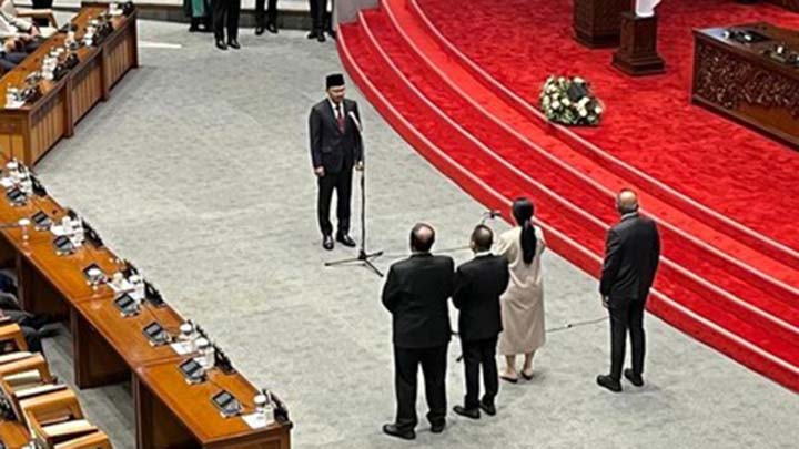 Puan Maharani Lantik Fauqi Hapidekso Gantikan Alamuddin Dimyati Rois di DPR RI